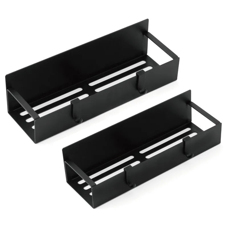 Magnetic Spice Rack for Refrigerator – Steel Shelf & Hook Rack
