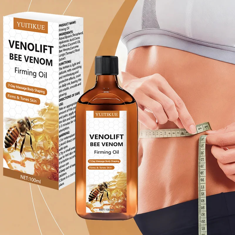 YUITIKUE Bee Venom Firming Oil 100ml – Slimming Body Oil Body Firming Oil Peaceful Pleasures Health and Wellness Default Title