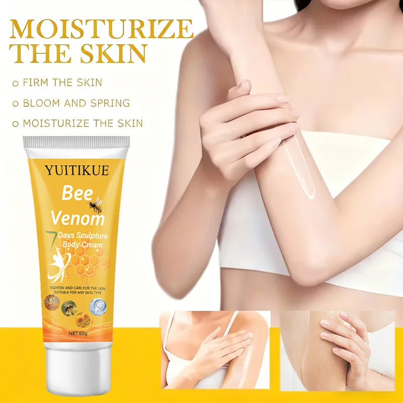 YUITIKUE Bee Venom Body Cream 60g – Firm & Moisturize Skin Firming Body Cream Peaceful Pleasures Health and Wellness