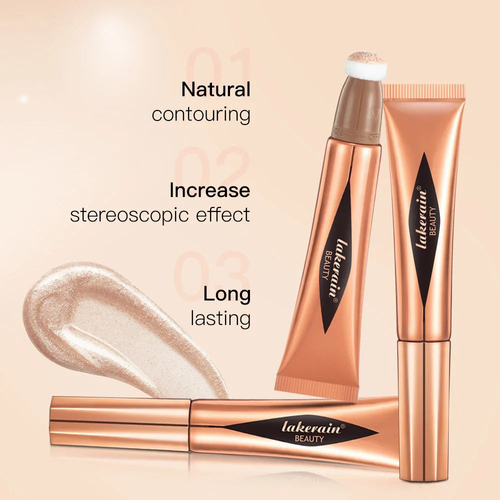 3-in-1 Bronzer Blush & Highlighter Contour Wand Stick