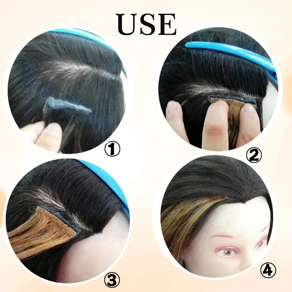 Invisible Hair Glue for Lace Wigs & Extensions – Waterproof