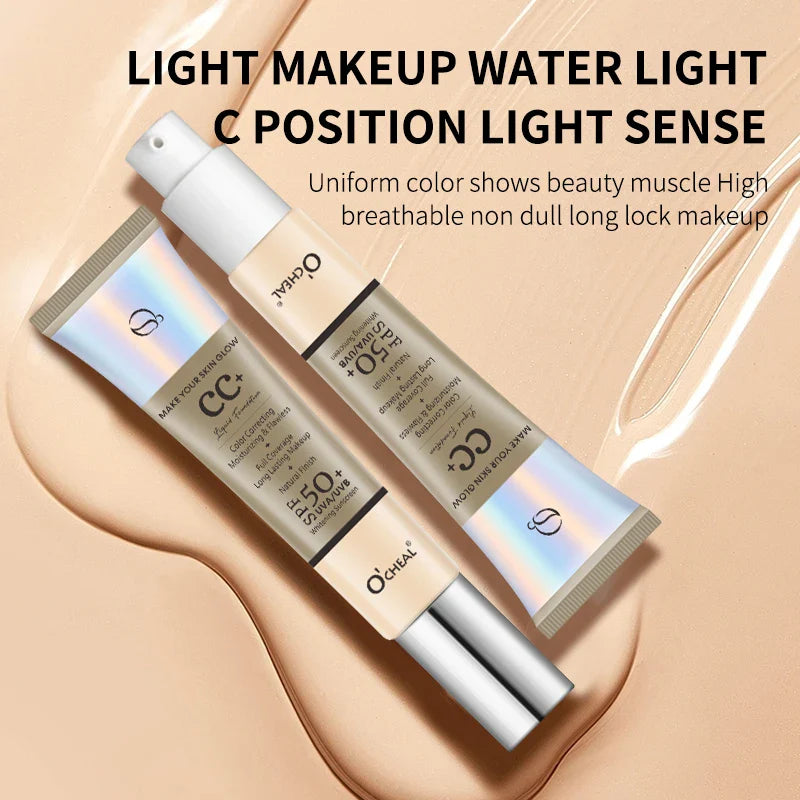 Ocheal CC Cream SPF 50+ Foundation, Concealer & Primer 30g
