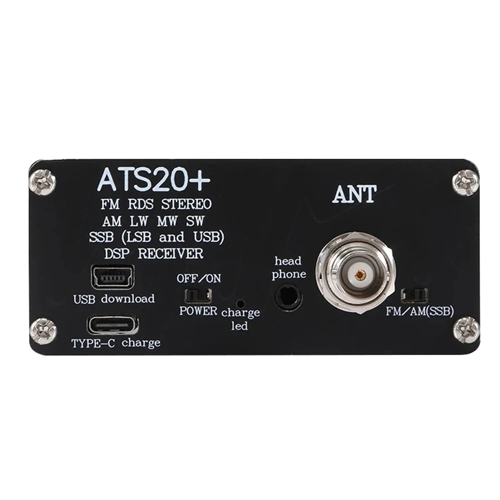 ATS-20+ SI4735 Full Waveband Radios Receiver Frequency Modulation AM (MW & SW) SSB (LSB & USB) Covering Commercial Radiobands Peaceful Pleasures Health and Wellness