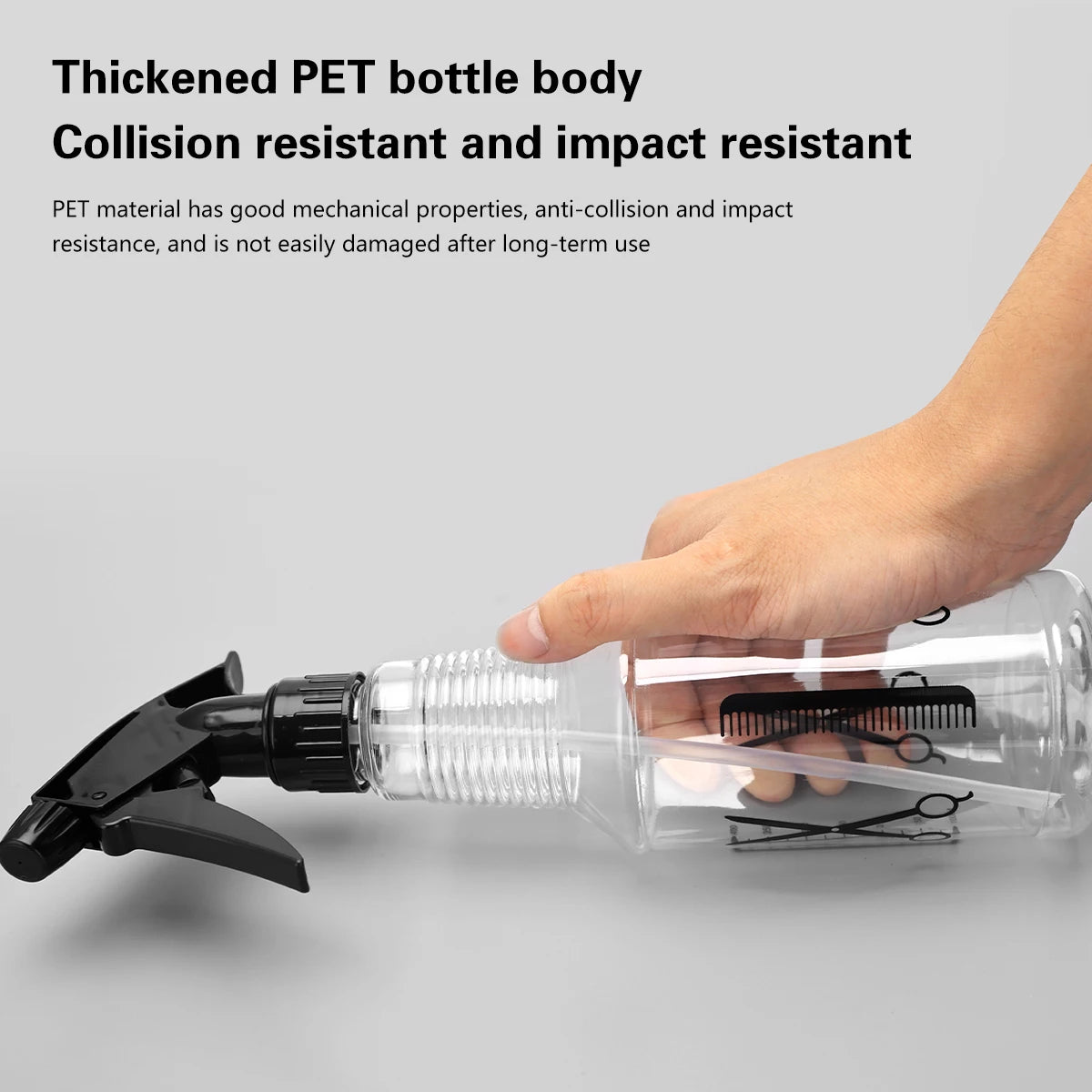 250ml & 350ml Spray Bottle, Adjustable Nozzle Spray Container for Hair Styling, Plant Care & Home Cleaning, Portable Salon Use Peaceful Pleasures Health and Wellness