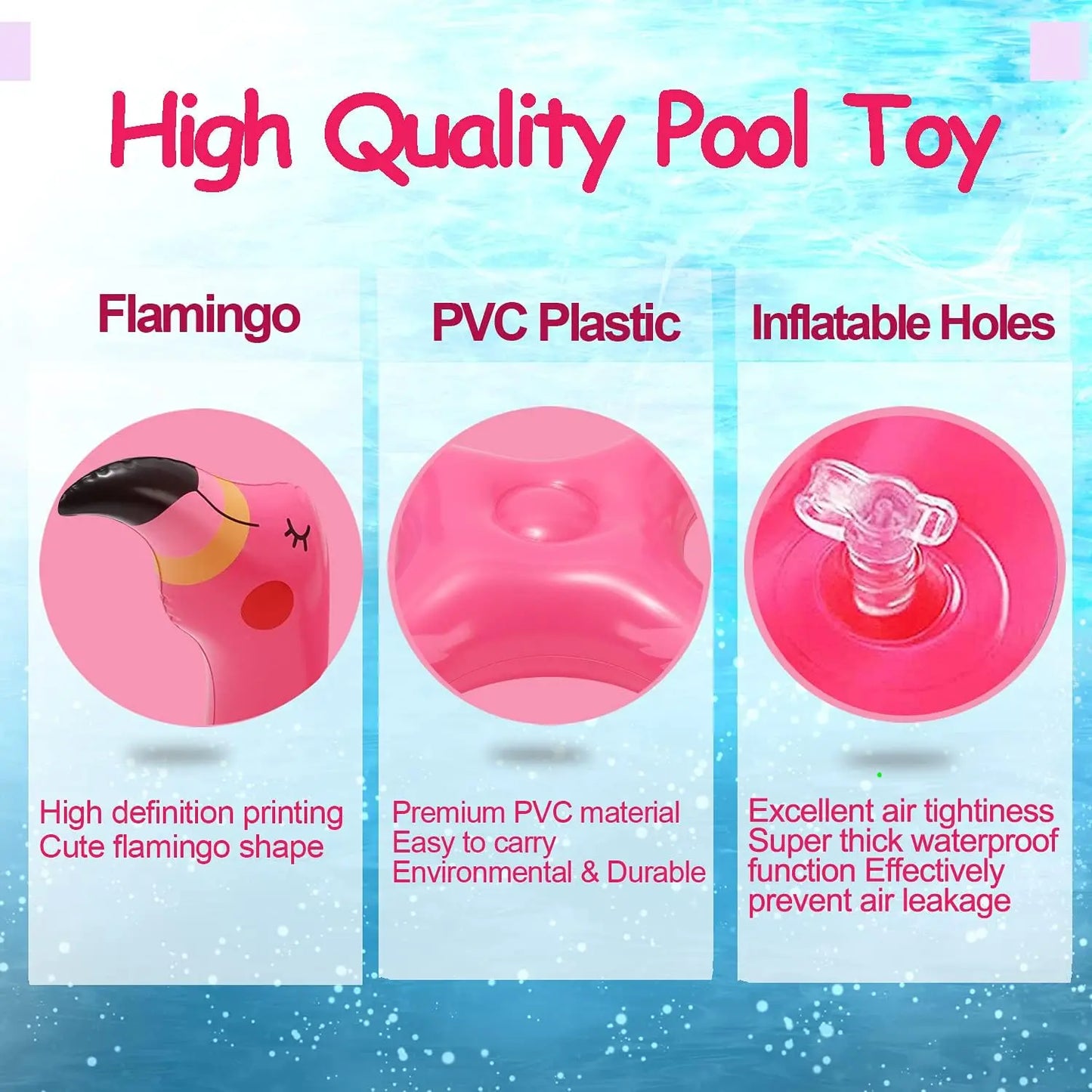 Flamingo Inflatable Ring Toss Pool Game – Kids & Family Fun