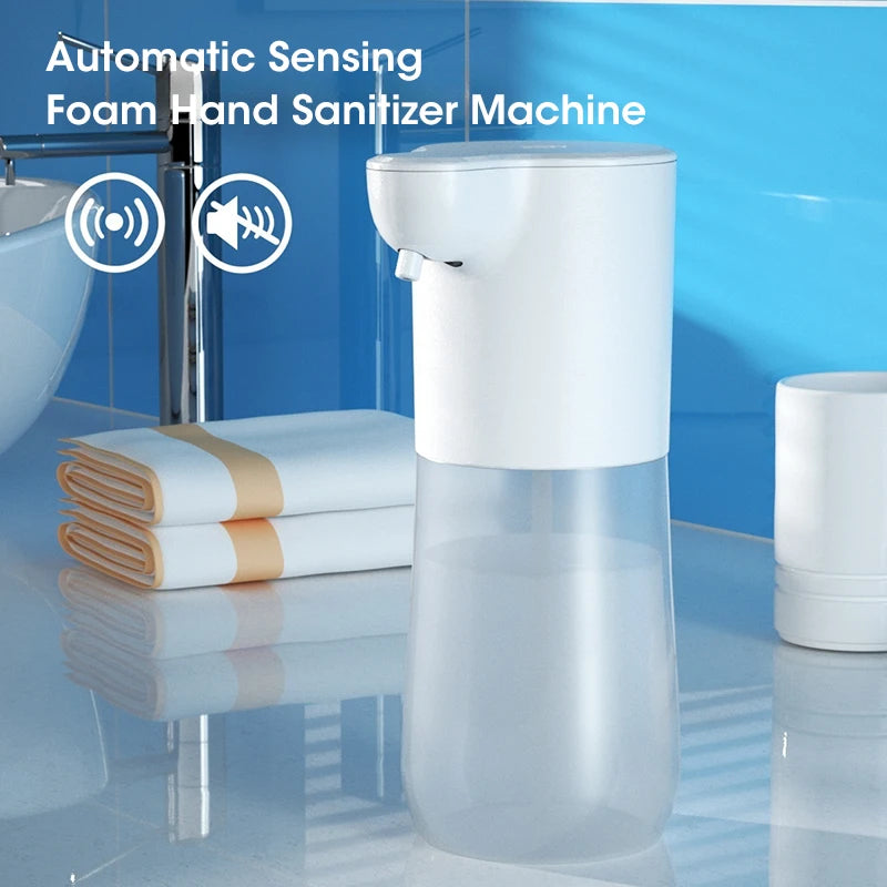 Automatic Induction Soap Dispenser for Household Use Contactless Foam Cleaning Smart Alcohol Spray Phone Washer Peaceful Pleasures Health and Wellness