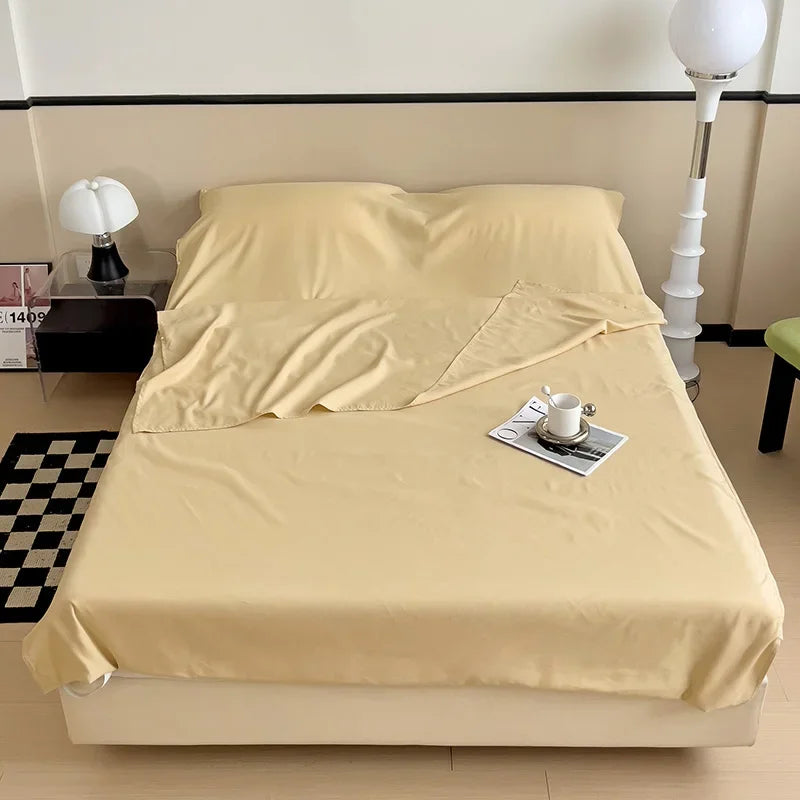 Portable 3-in-1 Travel Bed Sheet Set | Flat Sheet & Pillowcase