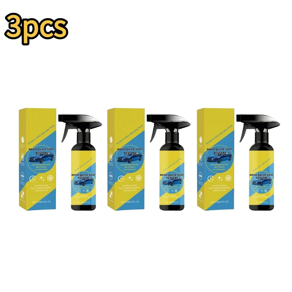 Nano Ceramic Coating Spray for Cars - Long Lasting Protection Peaceful Pleasures Health and Wellness 3pcs
