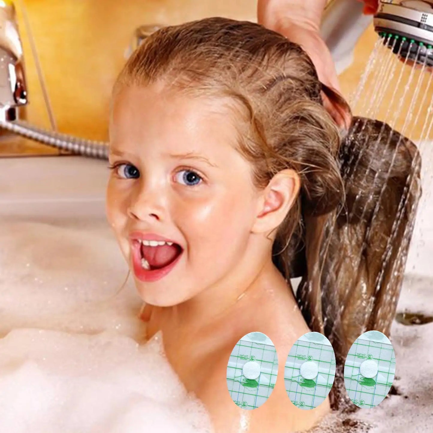 100-Pack Waterproof Ear Stickers for Baby, Kids & Adults Waterproof Ear Stickers Peaceful Pleasures Health and Wellness