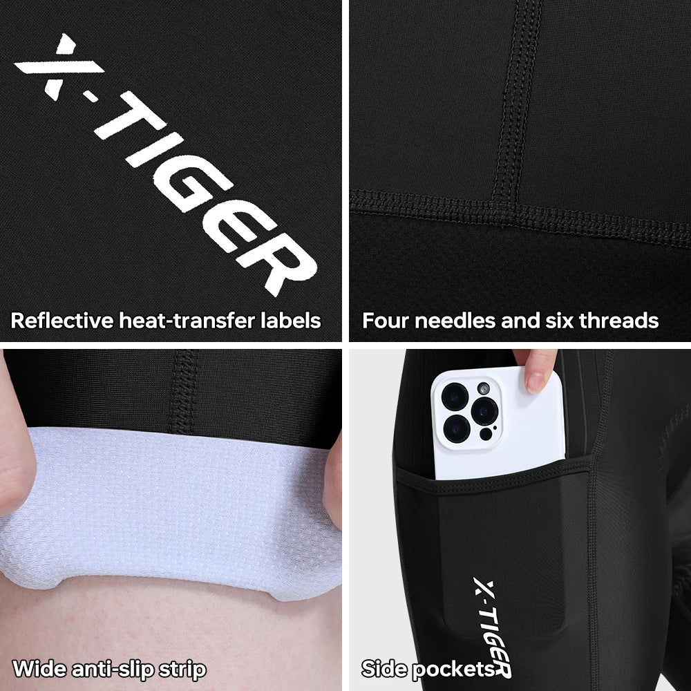 X-TIGER Women's 7-Hour Padded Cycling Shorts | Breathable Bike