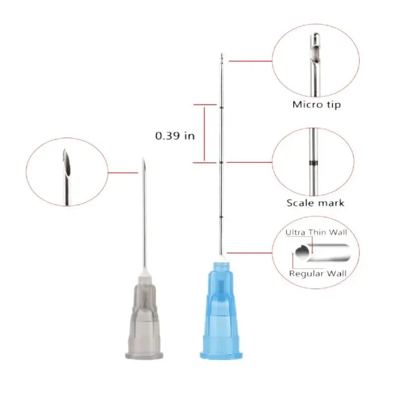 Disposable Micro Blunt Tip Cannula Needles – 14G to 30G Set