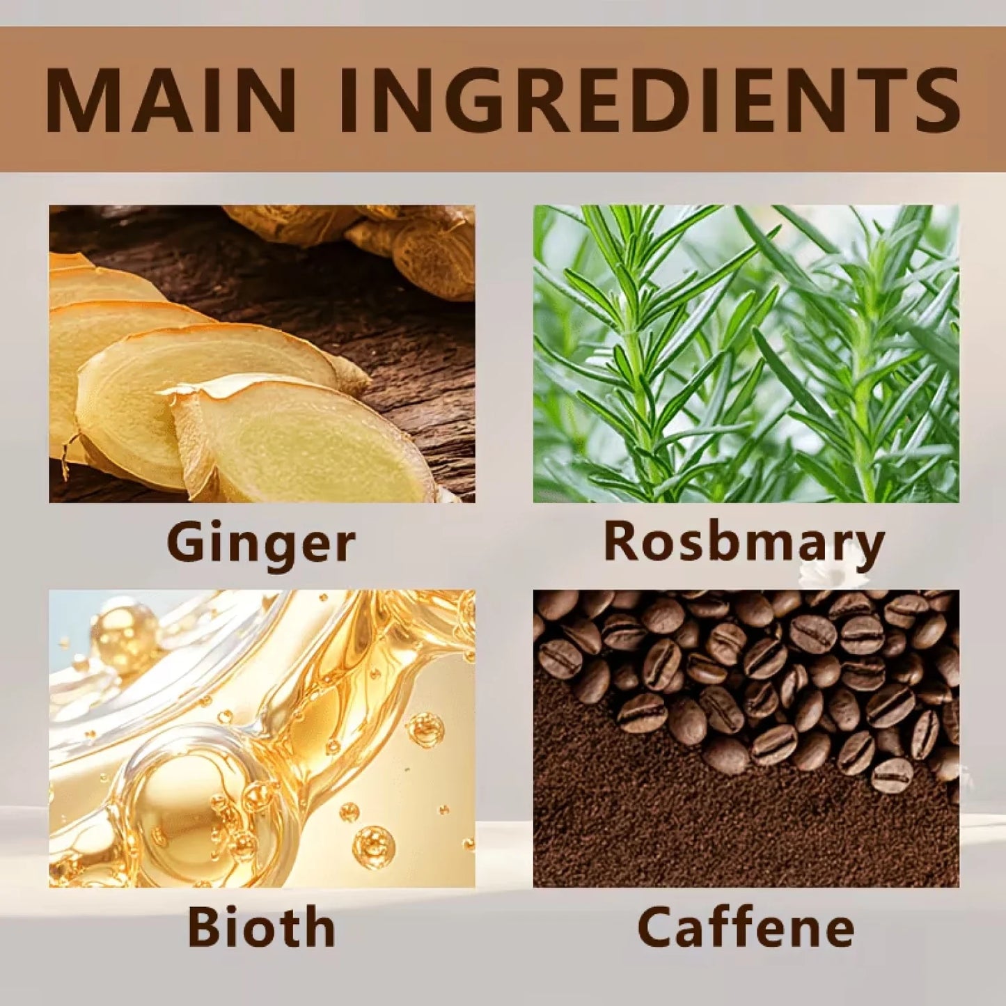 Biotin & Caffeine Hair Oil – Rosemary & Turmeric for Thicker Hair