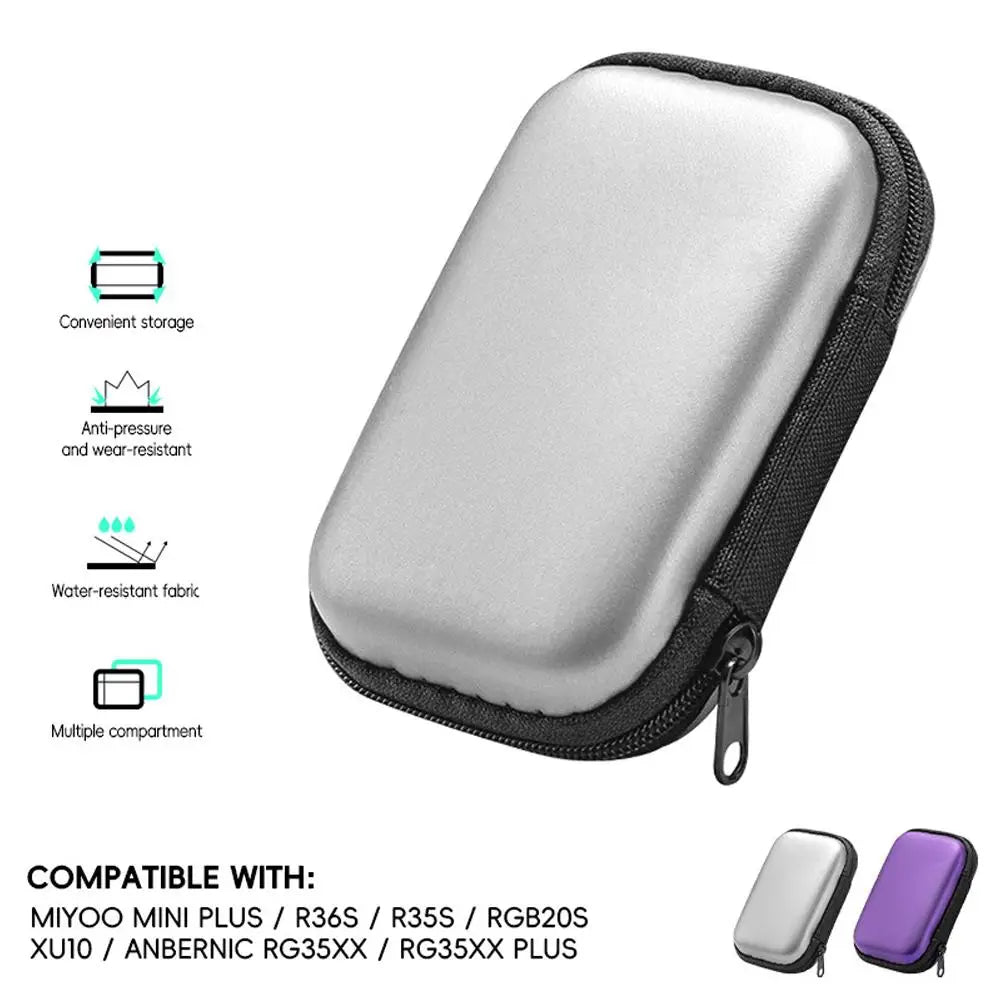 Waterproof EVA Bag for MIYOO Mini Plus, ANBERNIC RG35XX & More