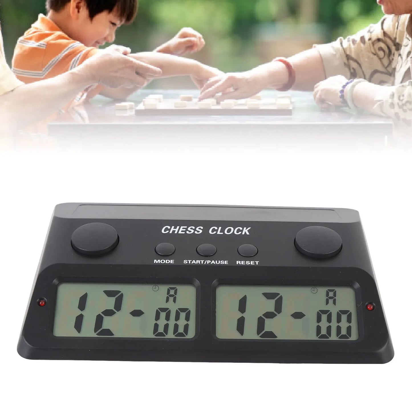 3 in1 Digital Chess Timer Clock Countdown Time Limit Add Seconds