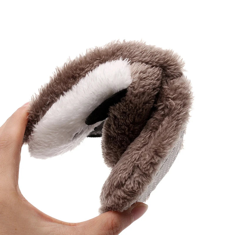 Women's Panda Plush House Slippers | Non-Slip Fleece Winter