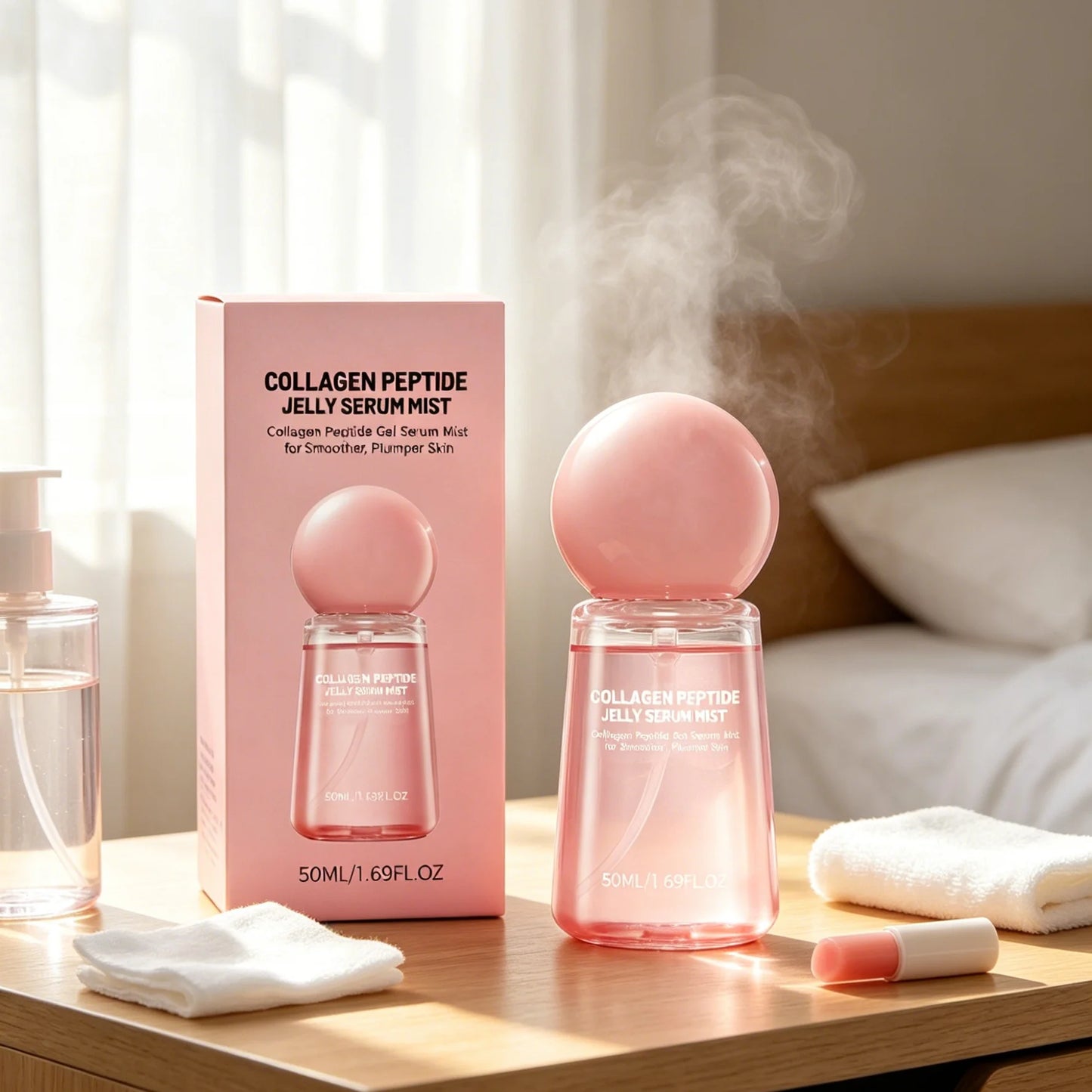 Collagen Peptide Jelly Mist Serum | Deep Hydration Face Spray