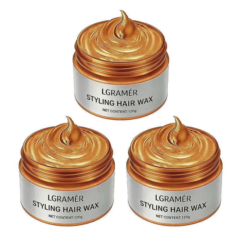 Temporary Hair Color Wax – 9 Shades | Silver Gray, Wine Red & More