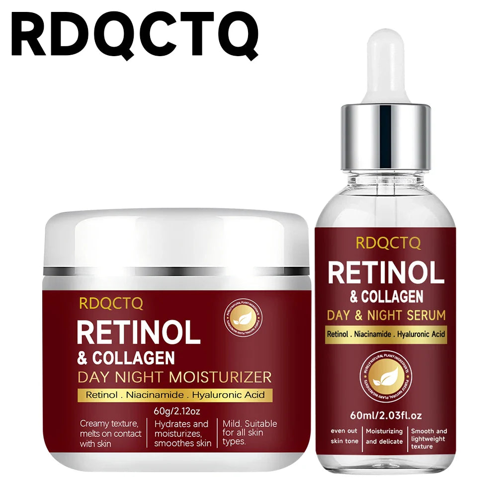 Retinol Collagen Essence & Cream 2-Pack | Niacinamide + HA