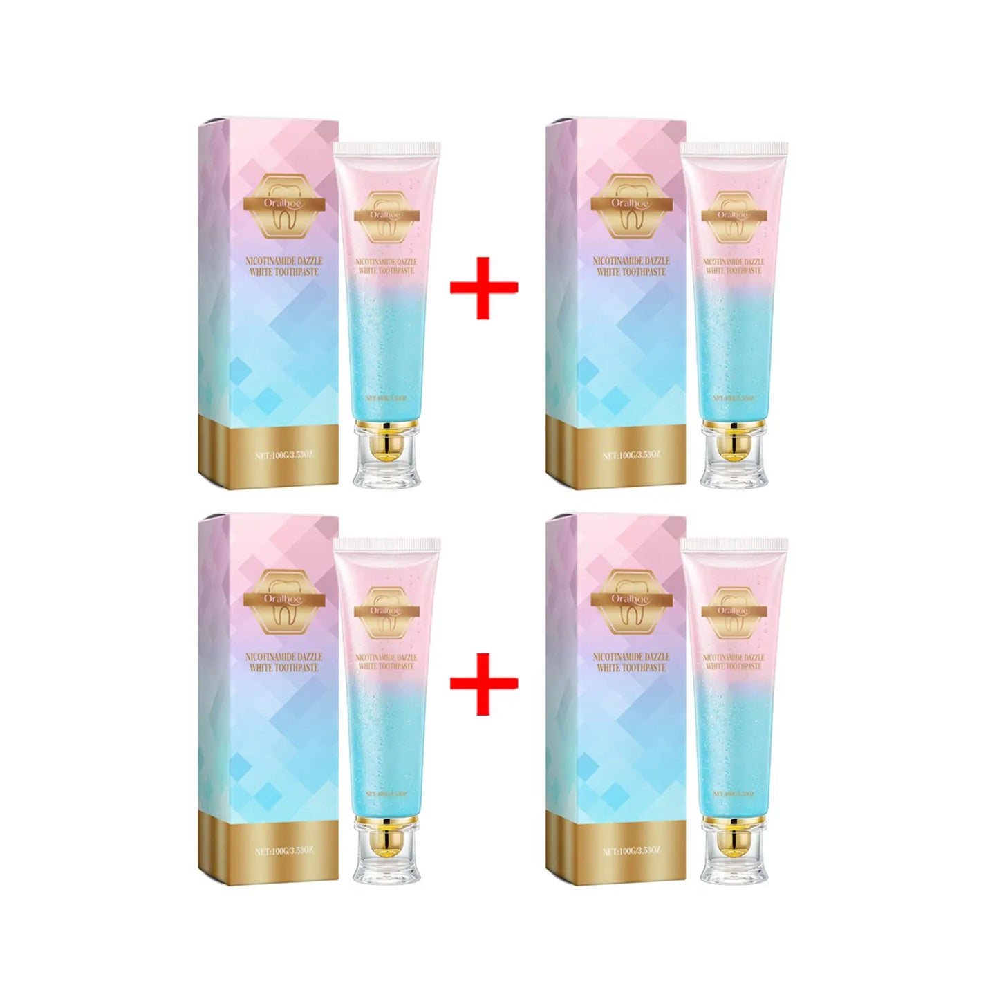 Oralhoe Niacinamide Whitening Toothpaste – Stain & Plaque Removal