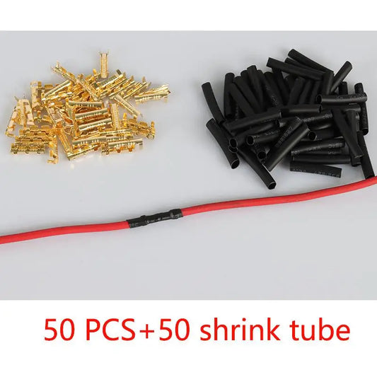 U-Shaped Electrical Wire Connectors Set 0.5-1.5mm² With Heat Shrink Tube Kits Crimp Terminals Block For Fast Wiring Cable Lock Peaceful Pleasures Health and Wellness