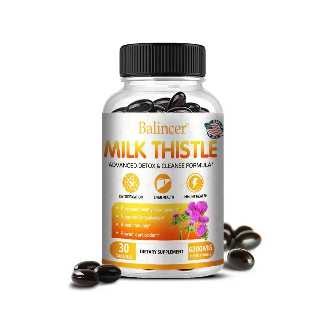 Milk Thistle Dandelion Artichoke Liver Detox Capsules
