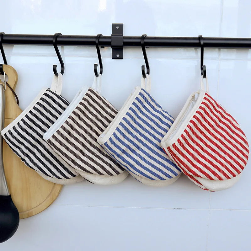 Japanese Duck Mouth Striped Oven Mitt | Heat Resistant Kitchen Glove