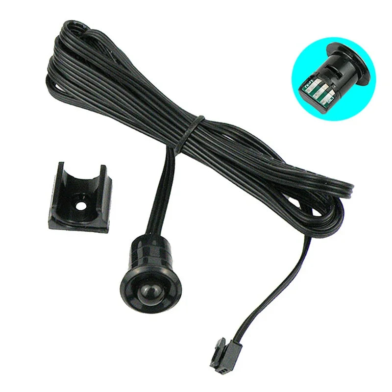Mini LED Cabinet Light Sensor – PIR, Touch & Hand Sweep 12V–24V