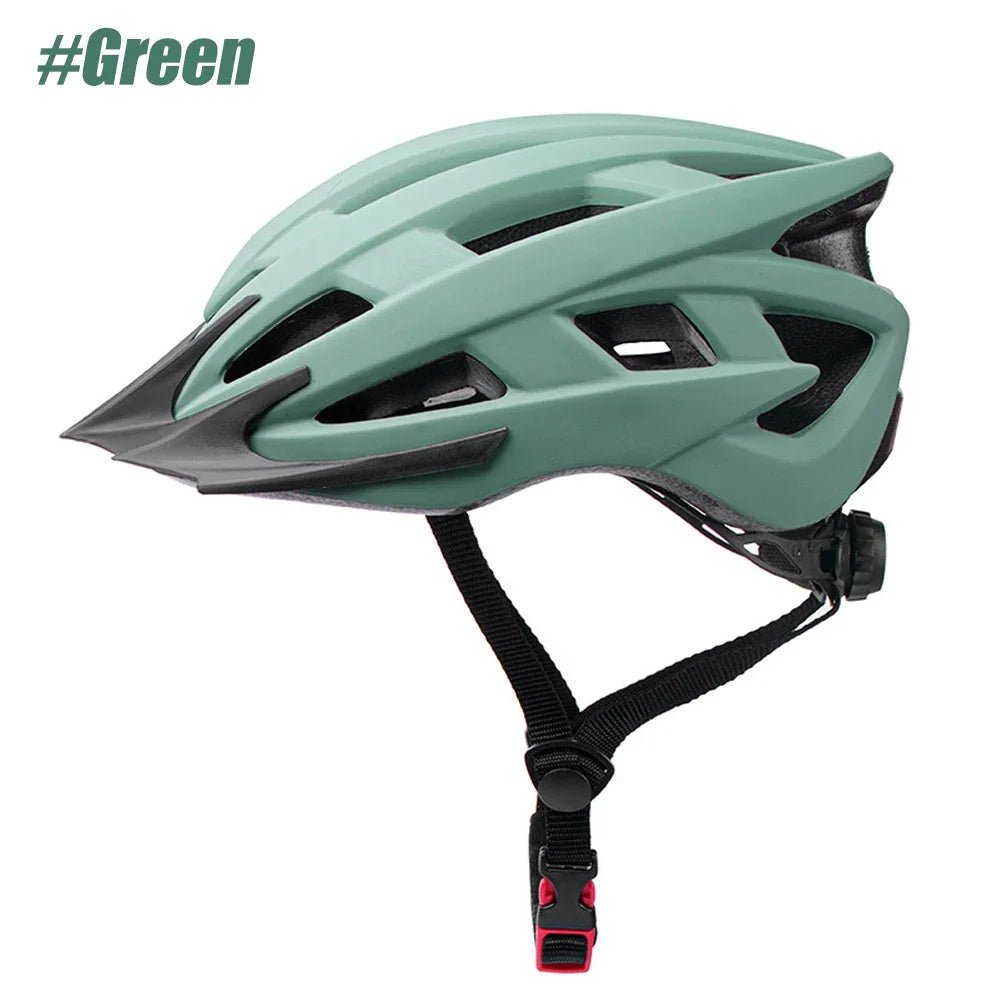 1PCS Bike Helmets for Men - Women Bicycle Helmet Adult - Lightweight Comfort Adjustable Cycling Helmet for Mountain Road Biker Peaceful Pleasures Health and Wellness Green-1PCS