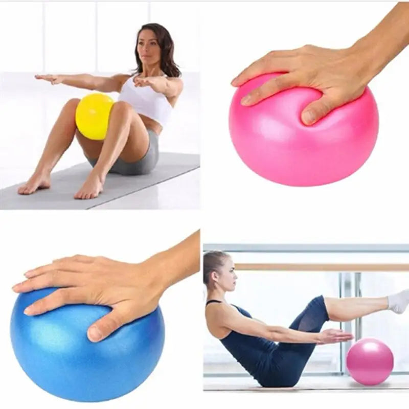 Matte Explosion Proof Mini Yoga Ball 25cm Pilates Ball Inflatable Gymnastics Ball Fitness Balls Gym Fitness Tools Peaceful Pleasures Health and Wellness