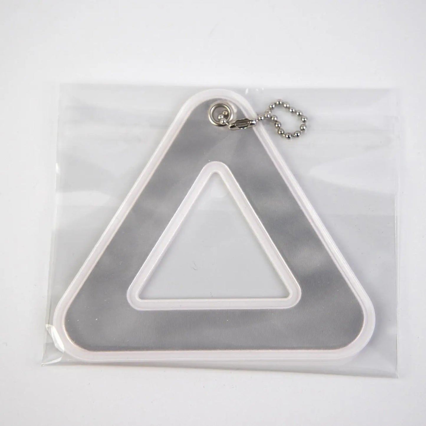 Reflective Triangle Bike Safety Pendant – Night Visibility Tag