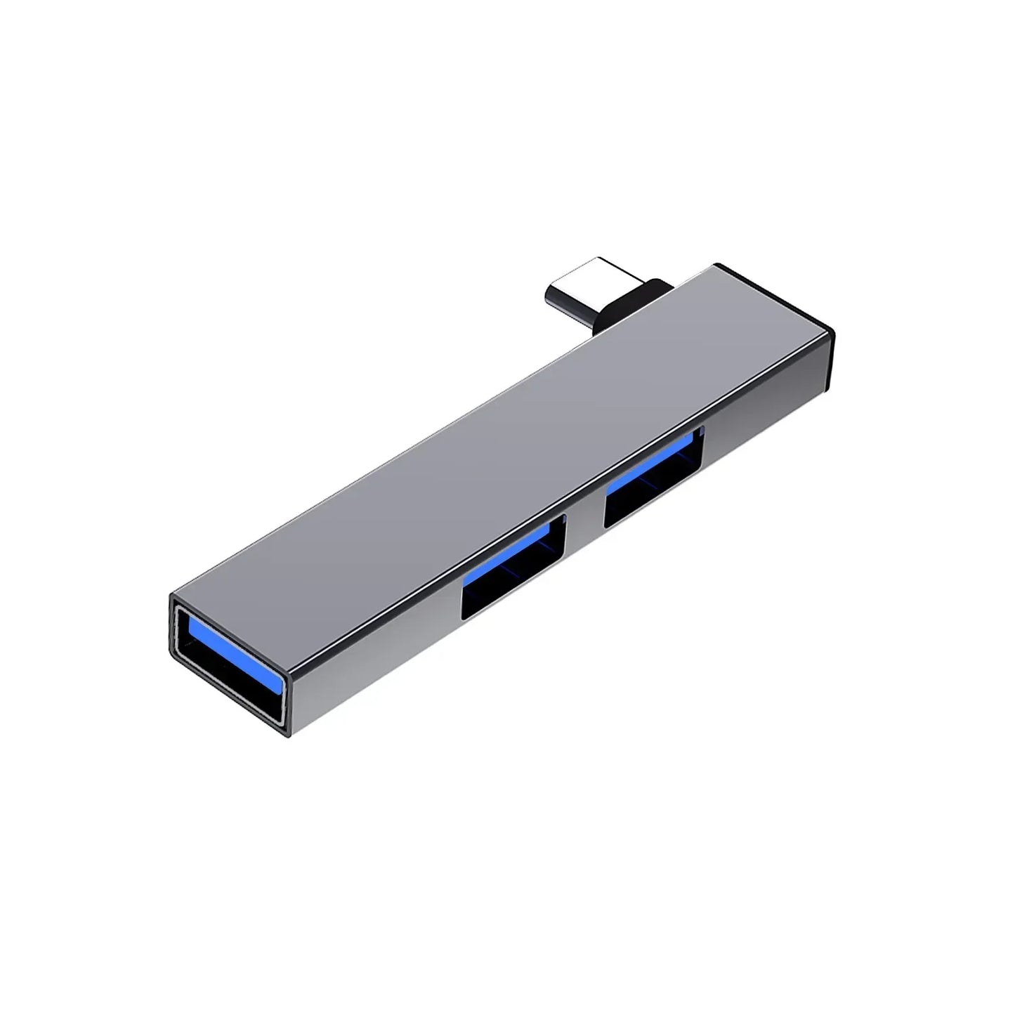 3 in 1 USB HUB OTG USB 3.0/Type-C 3.0 To 3 USB USB Splitter Hub Speed 5.0Gbps 3 Port Type C HUB for PC Laptop Notebook Peaceful Pleasures Health and Wellness TypeC-gray