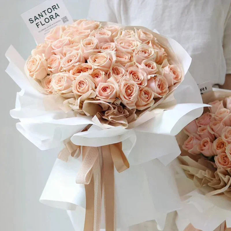 20-Pack Two-Sided Waterproof Flower Bouquet Wrapping Paper 58x58cm