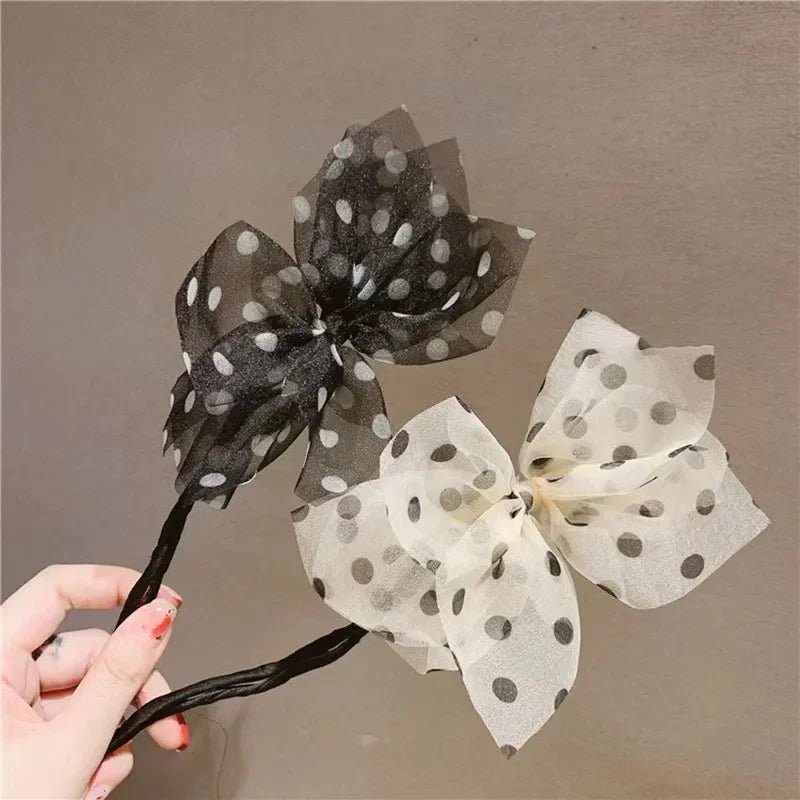 Velvet Bow Hair Twist Clip | No-Heat Ball Head Curl Accessory
