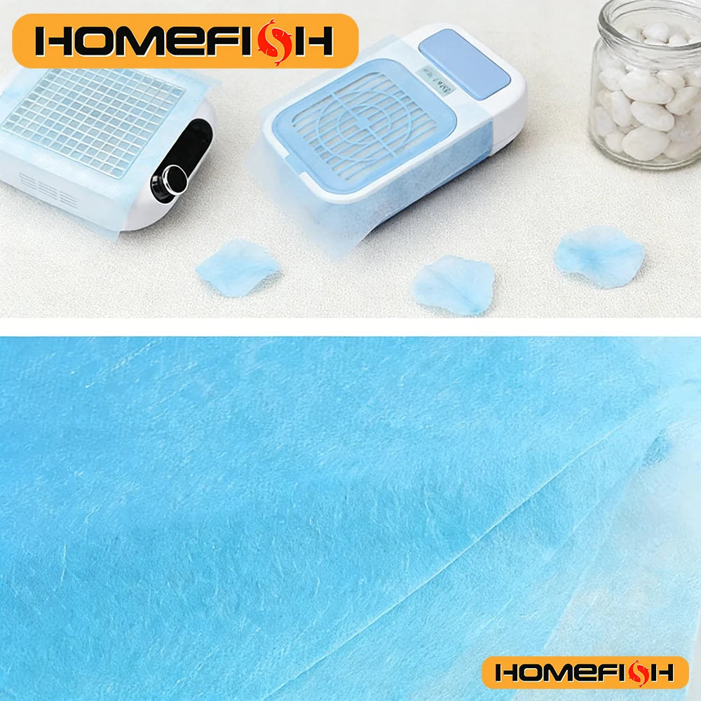 100Pcs Disposable Nail Vacuum Filter Paper Set - Dustproof Replace Filters Manicure Machine Dust Accessory Peaceful Pleasures Health and Wellness