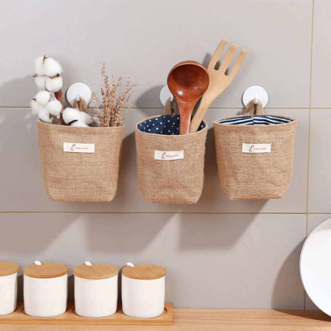 Foldable Wall Hanging Storage Bag | Home Organizer Basket