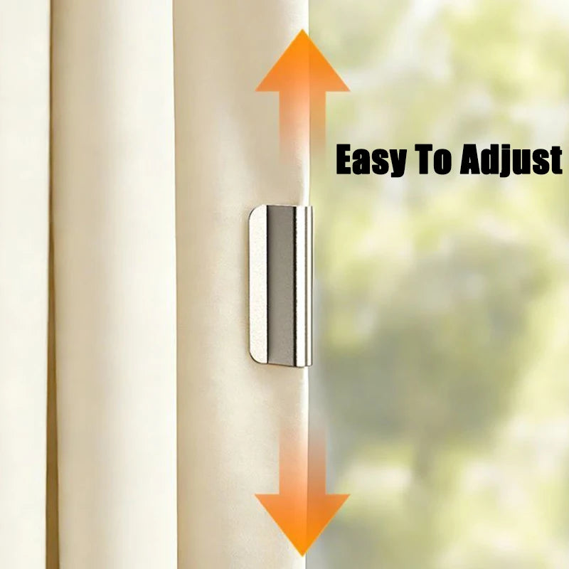 Magnetic Curtain Clips – Block Light, No Tools (1–10 Pairs)