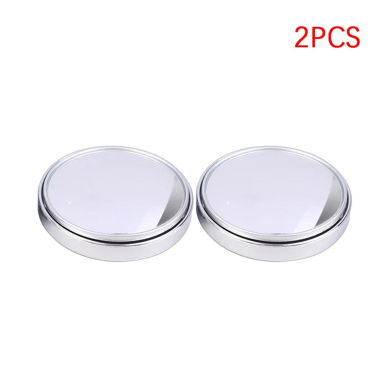 2-Pack 75mm Convex Blind Spot Mirror Stick-On Wide Angle Car