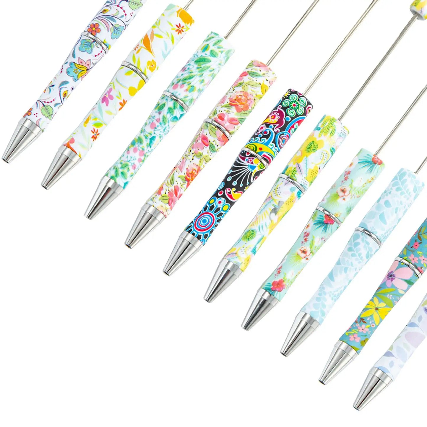 10-Pack Beadable Ballpoint Pens – DIY Bead Pens for Writing