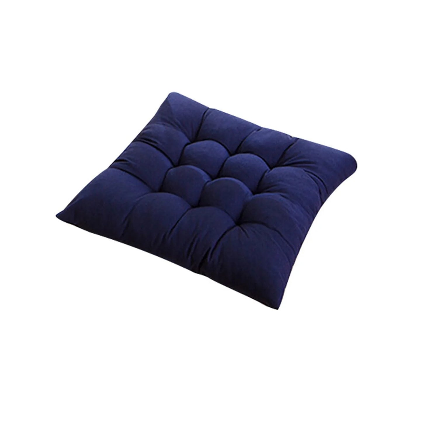 40cm Throw Pillow Chair Fixed Rope Non-Slip Seat Cushion Nap Pillows Home Office Chair Cushion Seat Soft Pad Pillow Sofa Cushion Peaceful Pleasures Health and Wellness Navy