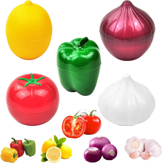 Fruit & Vegetable Keeper Storage Container Set – 4 Pack Food Storage Container Peaceful Pleasures Health and Wellness