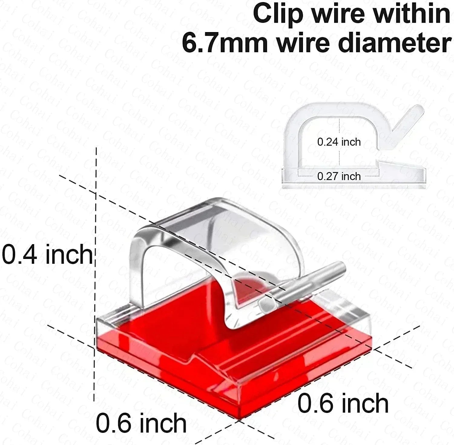 WINDER Cable Clearance Attache Guiding Line Wire Arrangement Clips Cord Holder Protector Electrician Pushing Tape Home 10/50PCS Peaceful Pleasures Health and Wellness