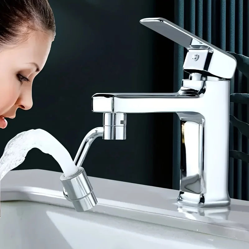 1080° Rotating Stainless Steel Faucet Extender | Dual Spray