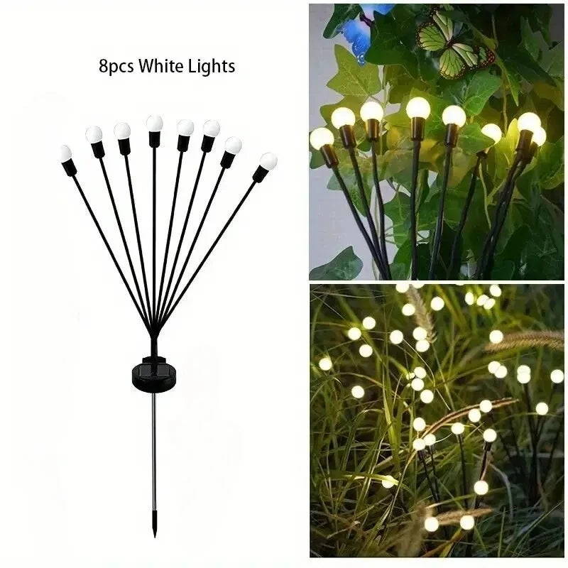 Solar Firefly Garden Lights – Waterproof Outdoor Lawn Decor