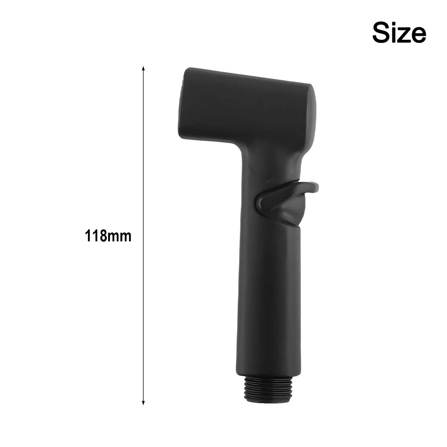 VIBRATITE Black High-Pressure Handheld Bidet Sprayer