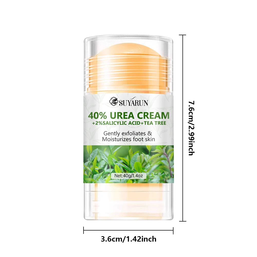 SUYARUN Salicylic Acid Urea Tea Tree Stick - Anti-Blemish, Exfoliating Foot & Face Care, Dead Skin Removal, Moisturizing. Peaceful Pleasures Health and Wellness