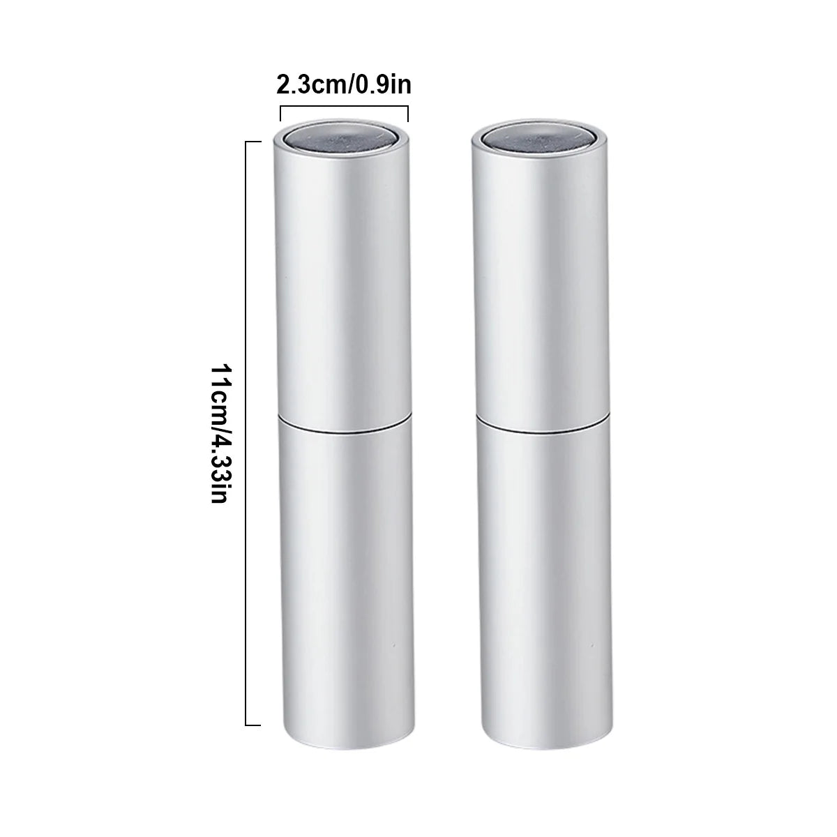 2 pack Coffee Bean Spray Bottle, Perfume Dispensing Bottle, Rotating Telescopic Spray Glass Spray Bottle Travel Dispensing Tool Peaceful Pleasures Health and Wellness 2pack Silver