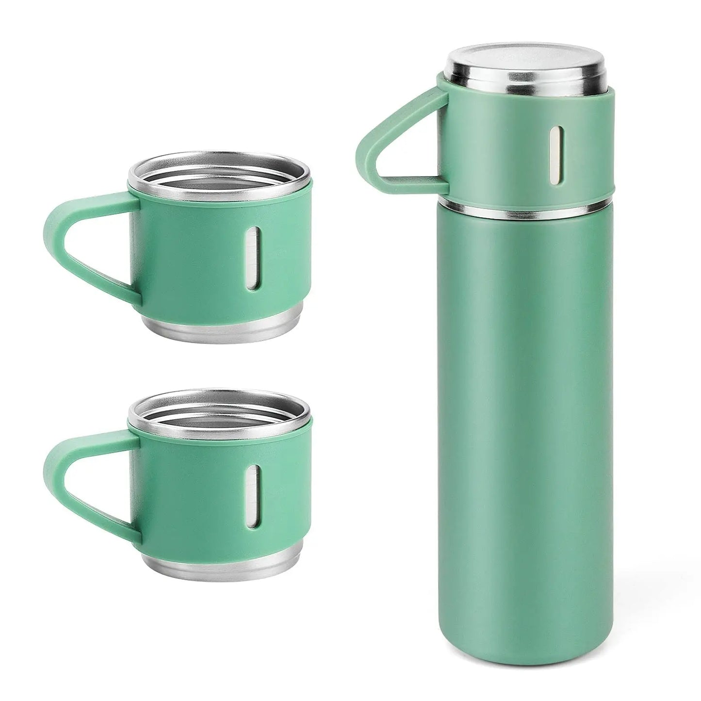 Vacuum-Insulated Stainless Steel Travel Thermos 500ml & Cup