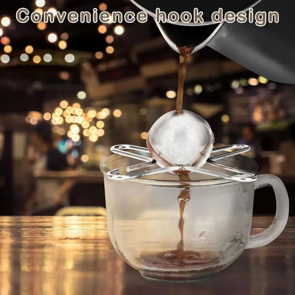 Stainless Steel Coffee Frozen Ball Reusable Cooling Coffee Tool Espresso Ice Hockey Whiskey Cocktail Cooler Retain Fragrance Peaceful Pleasures Health and Wellness