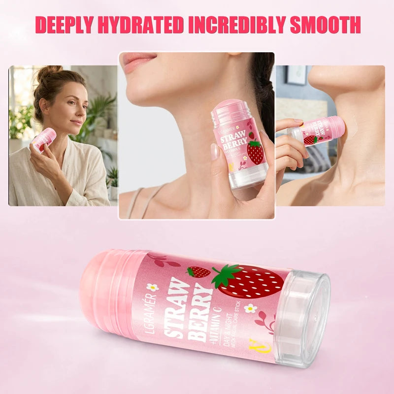 LGRAMER Strawberry VC Neck & Face Moisturizing Cream Stick
