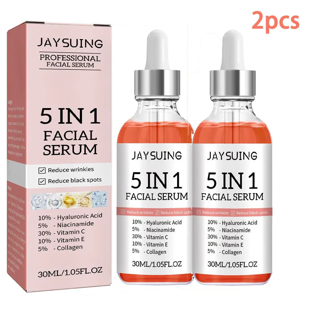 Eelhoe 5-in-1 Face Serum – Vitamin C & Hyaluronic Acid 30ml